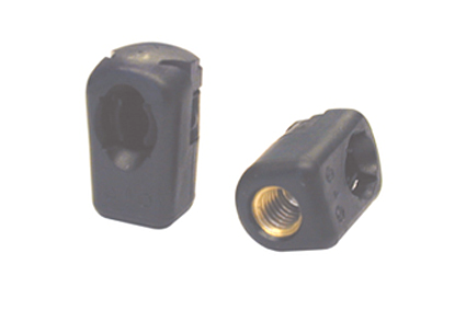 Ball socket for angle joint, type B46, for joint 10 mm, plastic with insert brass M6 