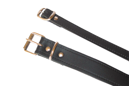 instep strap, leather, width 16 mm, length 35 cm 