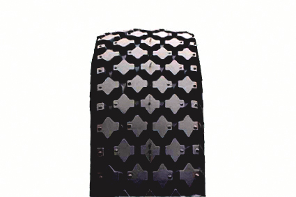 Tyre Cheng Shin, black, size 4.10/3.50-4 thread C-156 block 