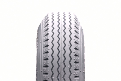 Tyre Cheng Shin/Primo, grey, size 2.80/2.50-4 (Ø230x70) thread C-178 block 