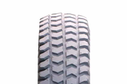 Tyre Cheng Shin/Primo, grey, size 3.00-4 (Ø260x85) thread C-248 block 