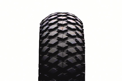 Tyre Cheng Shin/Primo, black, size 8 x 2 (Ø200x50) thread C-968 block 
