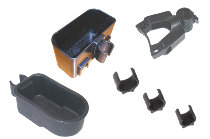 Crutch holders and crutch clamps