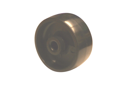 Wheel Ø40x18,5x21 mm, plain bearing, for axle 6 mm, black polyamid 