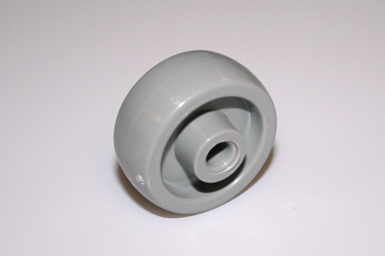 Swival castor, Ø35 x 15/21 mm, grey, plain bearing 