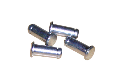 Pin with cylindrical head and springs