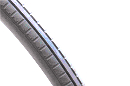 PU Tyre grey 20 x 1.75 (47-406) for rim with bed 24-25mm MV-2 block profile 