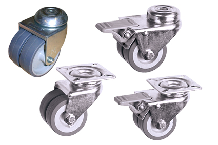 type 400 light, plain bearings, double wheels