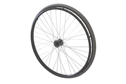 Extreme large spoked wheel with high flange