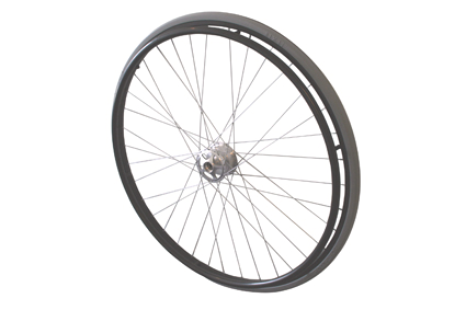 Extreme large spoked wheel with drumbrake