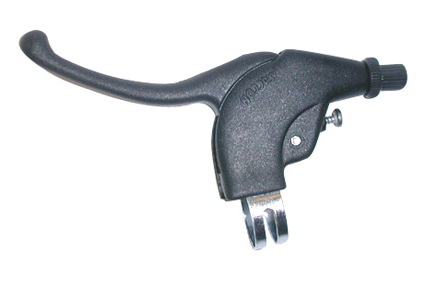 Plastic lever, Nino, black, universal, with adjustable nipple 
