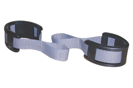 Triangle hold strap 150mm, grey with non-slip 