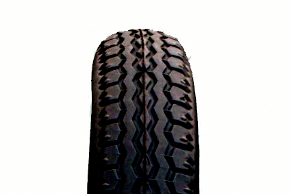 Tyre Cheng Shin, black, size 12½ x 2¼ (57-203) thread C-51 small block 