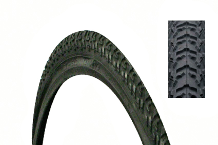 Tyre Cheng Shin, black, size 24 x 1 1/8 (28-519), C-763 