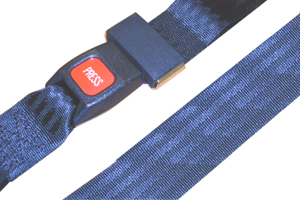 Seatbelt with metal lock, strap width 38 mm, maximum length 2000 mm lock on top, strap has no ends !!