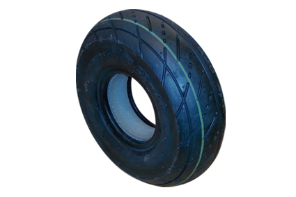 Filled in tyre 3.00-4 (Ø260x85) black, slickprofile C-920 