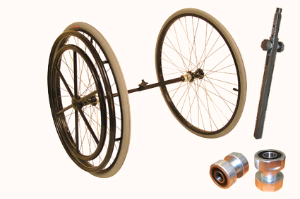 Spoked wheel one-arm drive