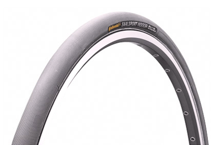 Tubeless tyre, Continental, Saalsport II, anthracite, size 26x1, special for indoorsports 