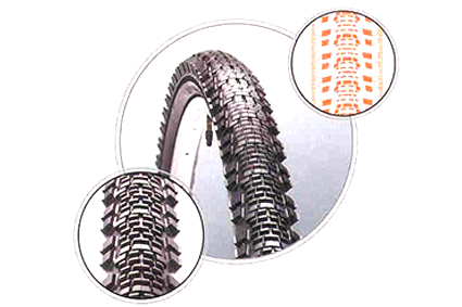 Cheng Shin tire, 24x1.95 (53-507), black, profile C-1346, MTB-tire 